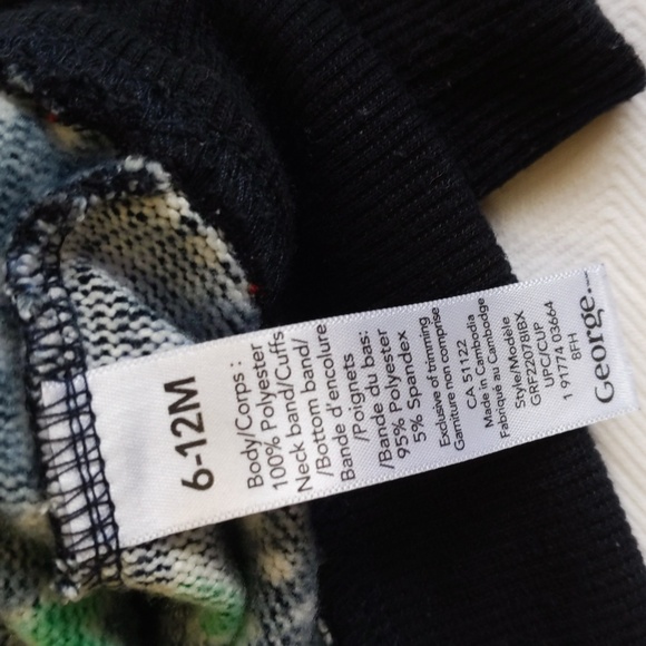 george christmas winter gnome knit crewneck sweater 6-12 months baby unisex - Picture 4 of 8